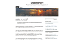 Desktop Screenshot of expeditionaire.com